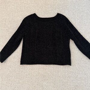 Gianni Bini Black Crew Neck Sweater